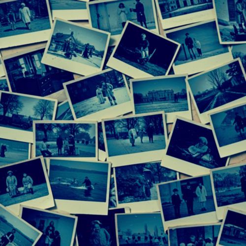 Yellowed Old Photos