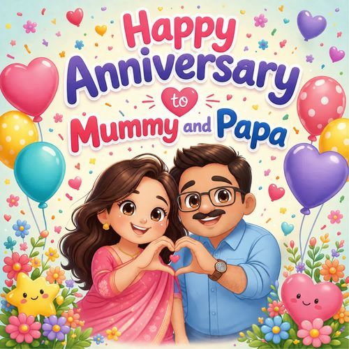Happy Anniversary To Mummy And Papa
