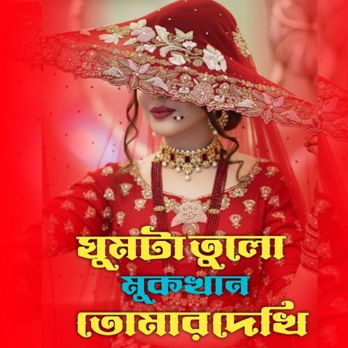 Ghumta tulo mukkhan tomar dekhi