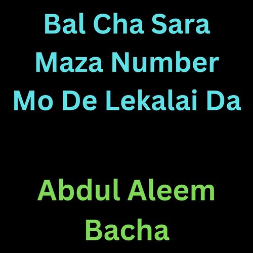 Bal Cha Sara Maza Number Mo De Lekalai Da