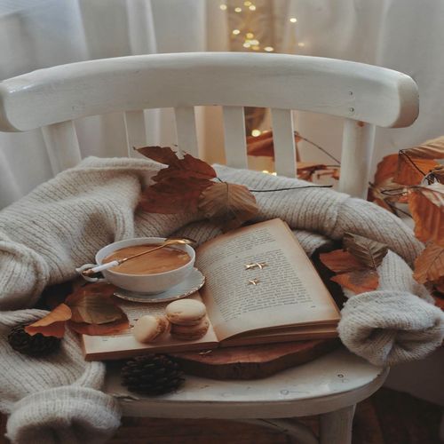 Chair and Books