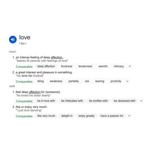 Definition Of Love