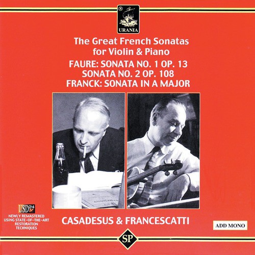The Great French Sonatas for Violin &amp; Piano