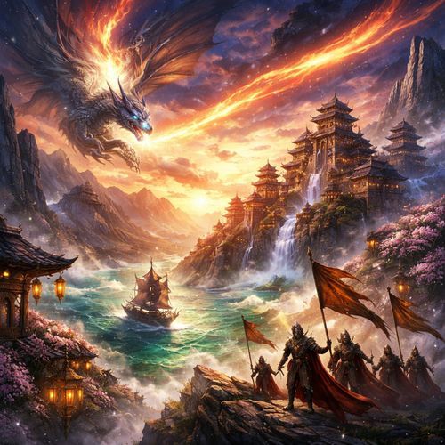 Crimson Moon Above the Citadel cover art