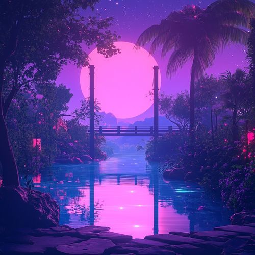 Calming LOFI Beats for Relaxation, Meditation, and Peace - Chill Nighttime Vibes for Inspiration and Serenity_poster_image