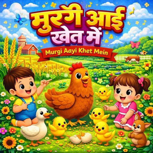 मुर्गी आई खेत में