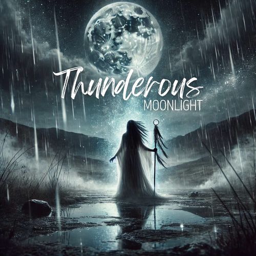 Thunderous Moonlight: Shamanic Insight, Lunar Calm, Spirit Connection_poster_image