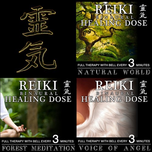 Reiki Binaural Healing Dose Collection, Vol. 15 (3h Full Therapy With Bell Every 5 Minutes)_poster_image