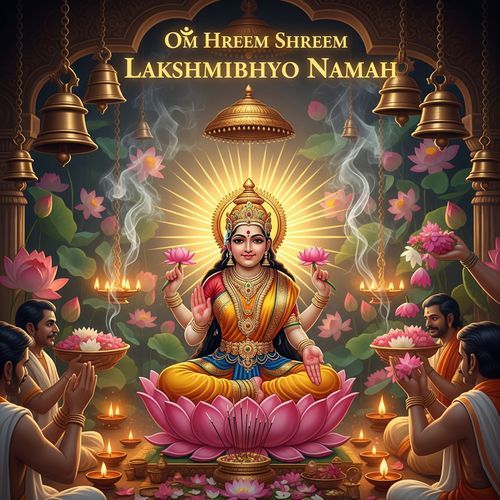 Om Hreem Shreem Lakshmibhyo Namah