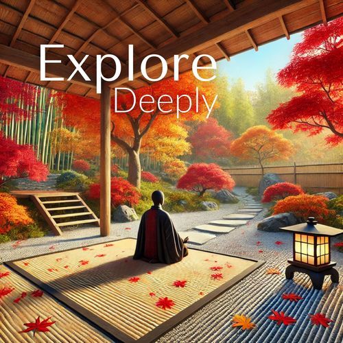 Explore Deeply: Delve into Japanese Autumn Tranquility_poster_image