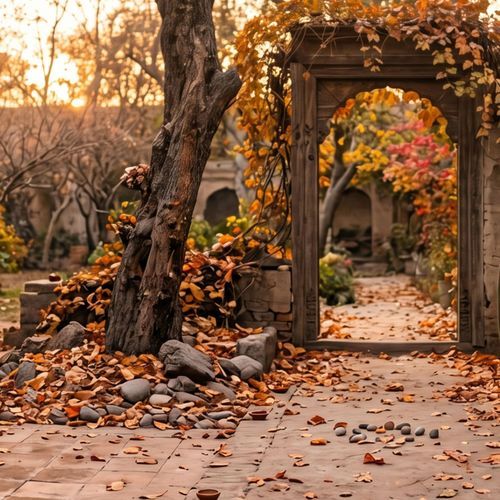 Rose in the autumn