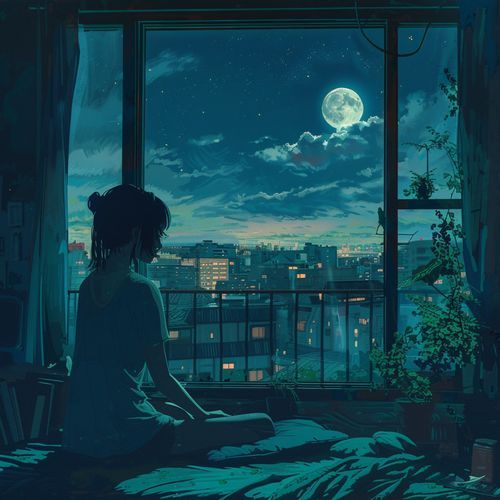 Soft Lofi for Peaceful Night Relaxation_poster_image