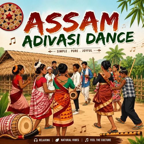 Assam Adivasi Dance