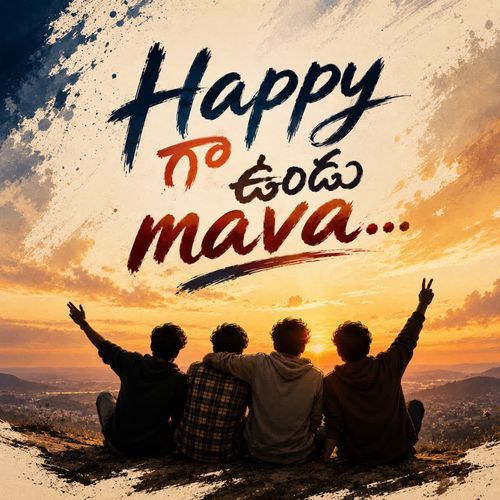 Happy గా ఉండు mava