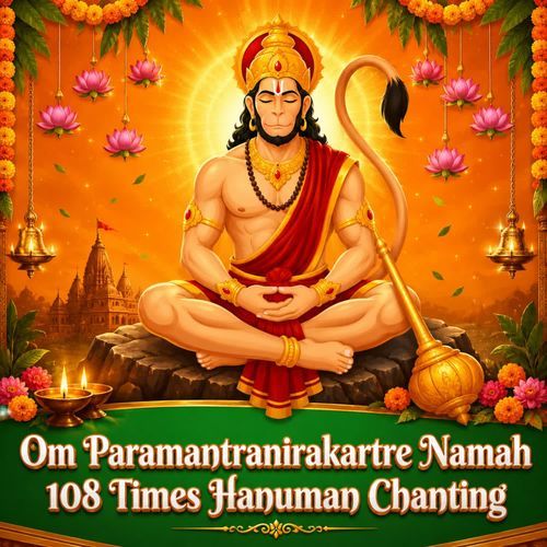 Om Paramantranirakartre Namah 108 Times Hanuman Chanting