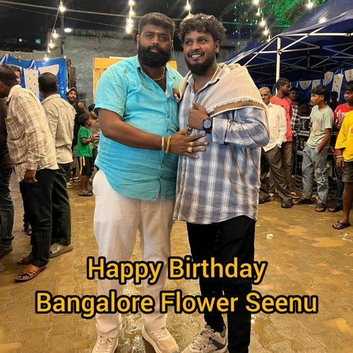 Happy Birthday Bangalore Flower Seenu