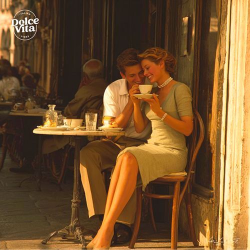 Romantic Café in Italy – Soft Vintage Music for Lovers