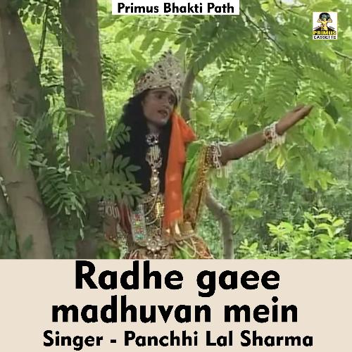 Radhe gaee madhuvan mein