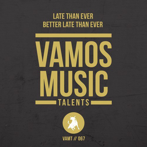 Better Late Than Ever (Original Mix) cover art
