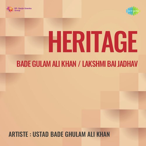 Heritage Bade Gulam Ali Khan Lakshmi Bai Jadhav