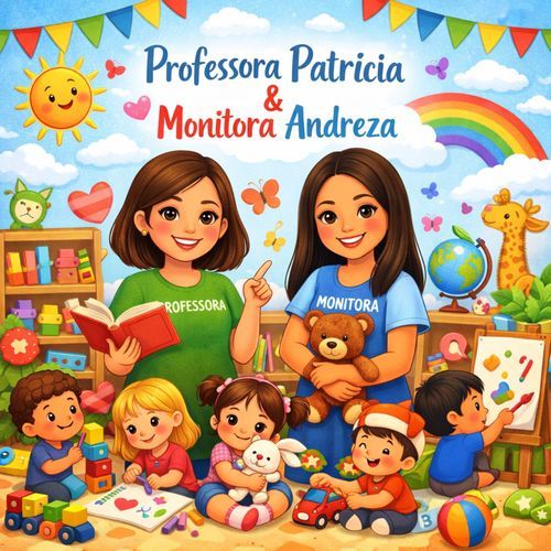 Professora Patrícia e Monitora Andreza