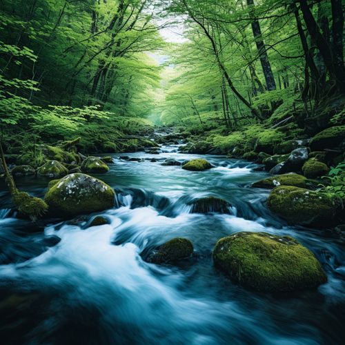 Tranquil Streams: Meditative River Harmonies_poster_image