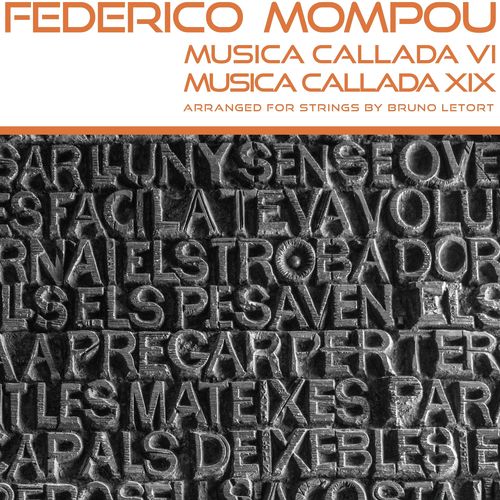 Musica Callada XIX (Arranged for Strings by Bruno Letort) cover art