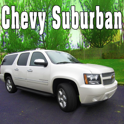 Chevy Suburban Approaches at a High Speed from Left, Skids into 180 Degree Turn, Then Accelerates Away and Skids into Another 180 Degree Turn