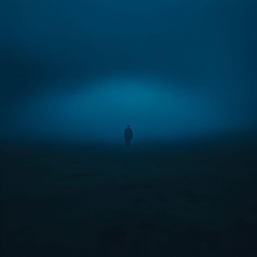 fading into blue