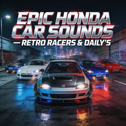 Epic Honda Car Sounds Retro Racer and Daily's