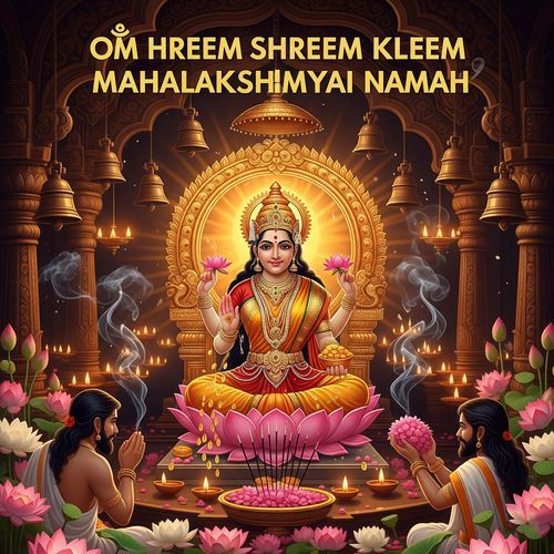 Om Hreem Shreem Kleem Mahalakshmyai Namah