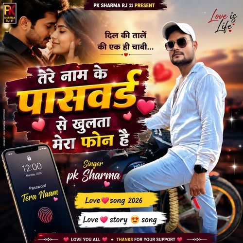 Tere naam ke password se khulta mera phone hai