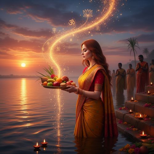 घाट पर बजे ढोल