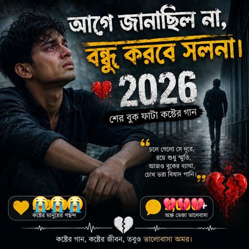 আগে জানাছিল না বন্ধু করবে সলনা। Age Jana Silona