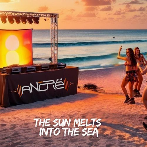 The sun melts into the sea