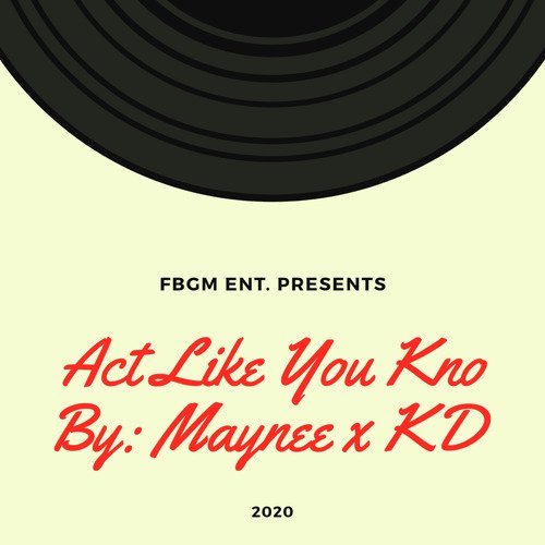 Act Like You Kno cover art