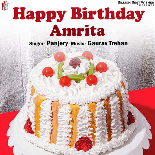 Amrita - Animated Happy Birthday Cake GIF Image for WhatsApp | Funimada.com