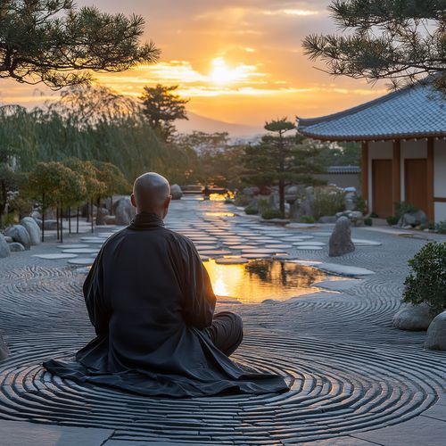 Sunrise at The Dojo Temple