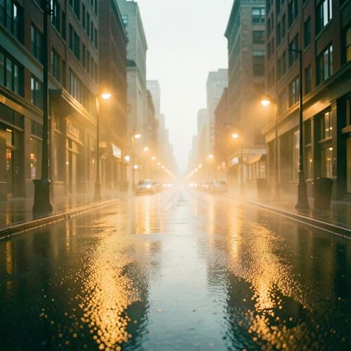 Rainy Evening with Jazz
