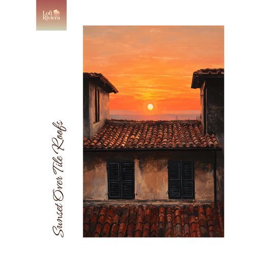 Sunset Over Tile Roofs