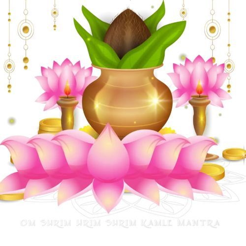 Om Shrim Hrim Shrim Kamle Mantra