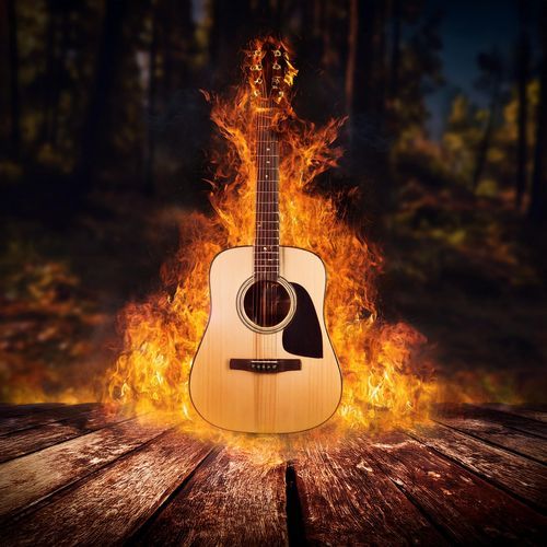 Hearth Meditation: Guitar Tunes and Fireside Ambiance