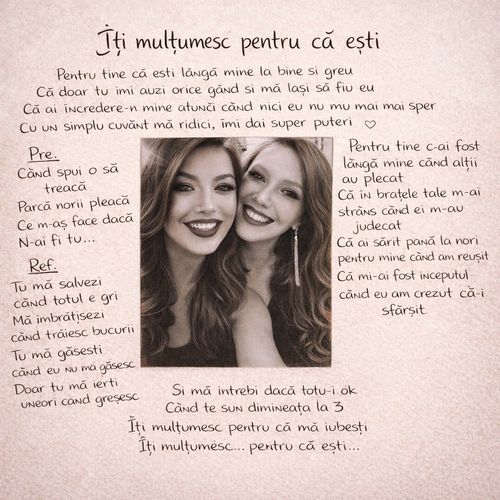 Îți Mulțumesc Pentru Că Ești