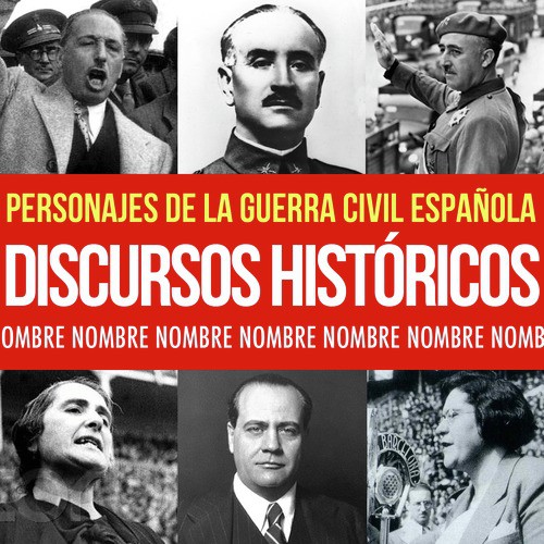 Discursos y Grabaciones Antiguas de la Guerra Civil. Franco, Manuel Azaña, Francesc Maciá, Lluís Companys. Pasionaria. Alfonso XIII