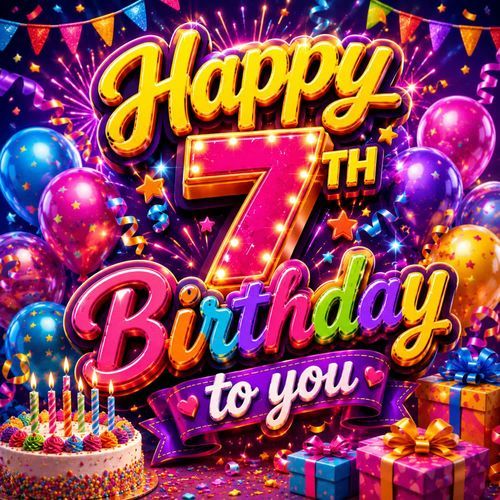 Happy 7th Birthday To You