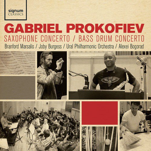 Gabriel Prokofiev: Saxophone Concerto, Bass Drum Concerto