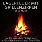 Lagerfeuer mit Grillenzirpen ohne Musik zur Entspannung, für Wellness, Meditation, Yoga und zum Einschlafen