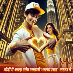 गोदी में थारह सोव लाडली भारया लाड लडाउ मे