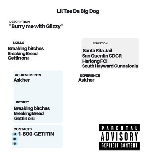 Burry Me With Glizzy cover art