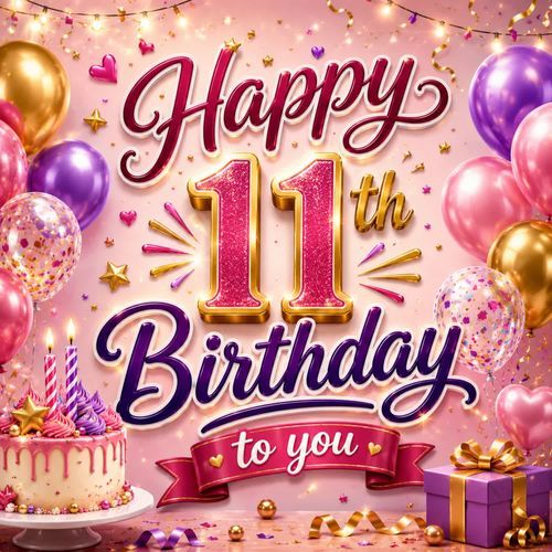 Happy 11th Birthday To You